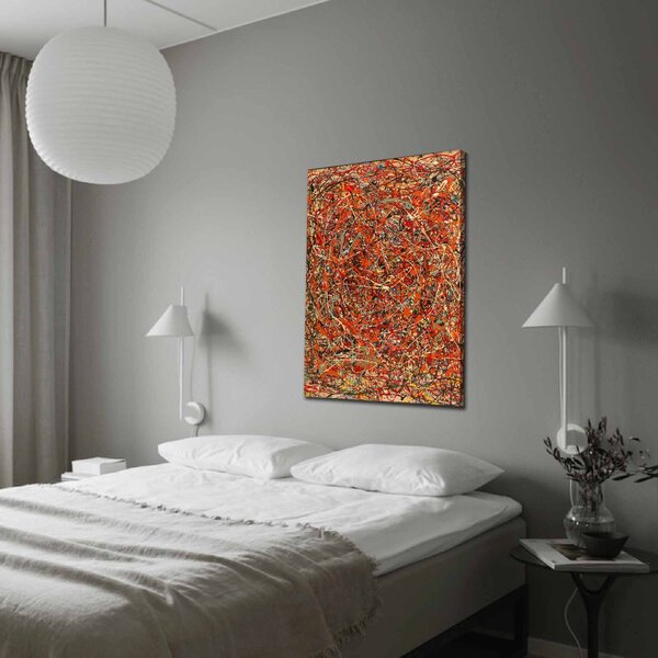 ASIR Obraz na plátne reprodukcia THE FURY J. POLLOCK 70 cm