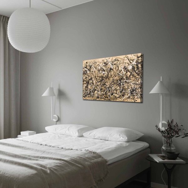 ASIR Obraz na plátne reprodukcia JESENNÝ RYTMUS J. POLLOCK 70 cm