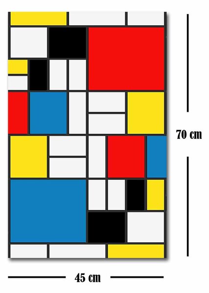 ASIR Obraz na plátne KOSTKY 45 cm