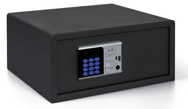 Nábytkový elektronický trezor RFID LAP, 200 x 435 x 370 mm, RFID čip/karta
