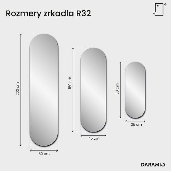 Zrkadlo Pure R32