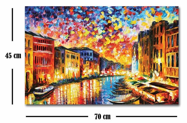 ASIR Obraz na plátne KANÁL GRANDE 45 cm