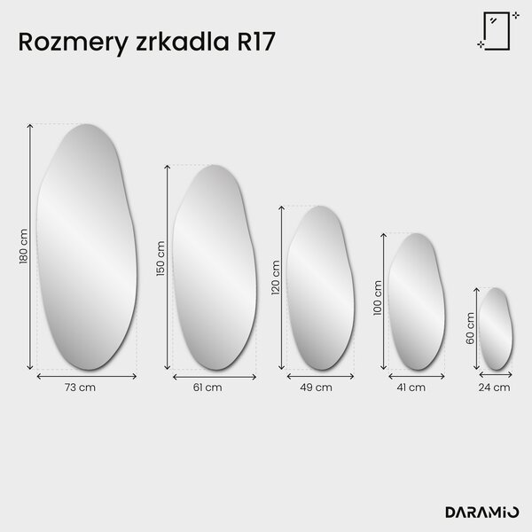 Zrkadlo Pure R17