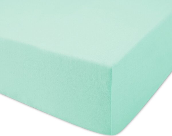 DETSKÉ JERSEY PRESTIERADLO 039 80X160 CM MENTOLOVÉ