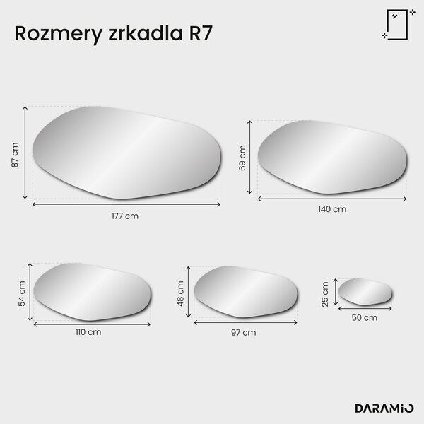 Zrkadlo Pure R7