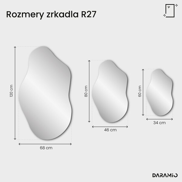 Zrkadlo Pure R27