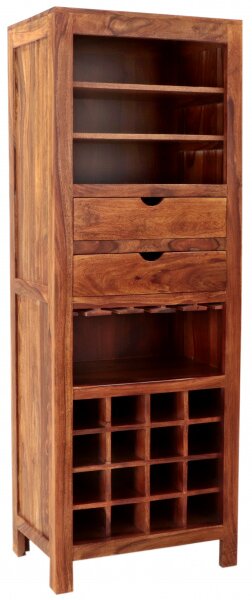 Barová skriňa Amba 65x180x45 z indického masívu palisander