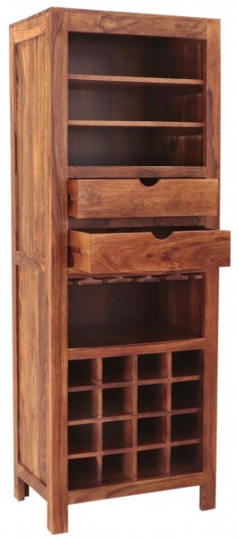 Barová skriňa Amba 65x180x45 z indického masívu palisander