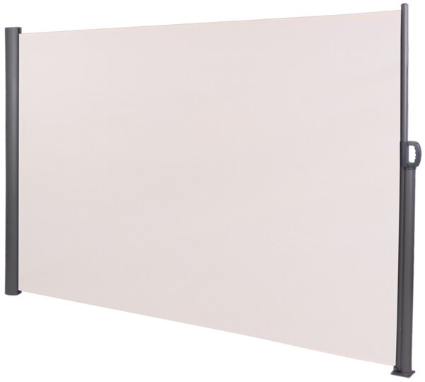 Bočná markíza Lovington ~ 180 x 300 cm, hliník - Krémová