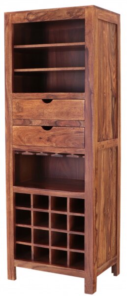 Barová skriňa Amba 65x180x45 z indického masívu palisander