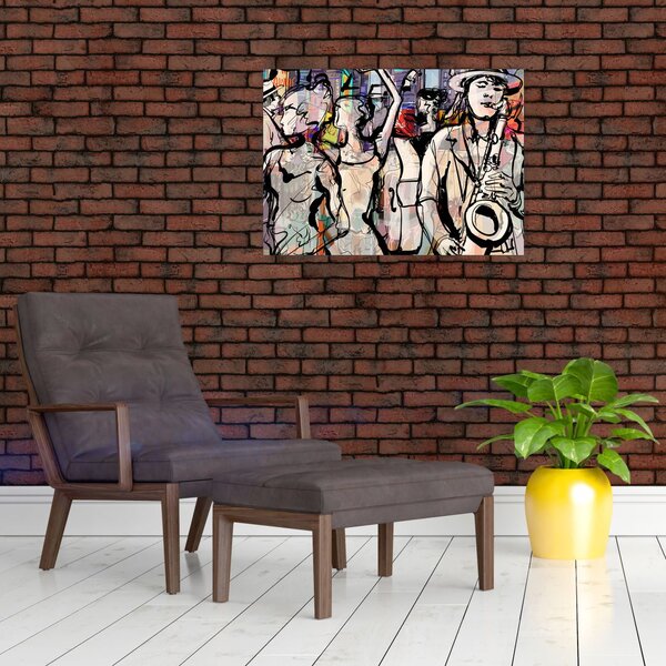 Obraz - Jazzová noc (70x50 cm)