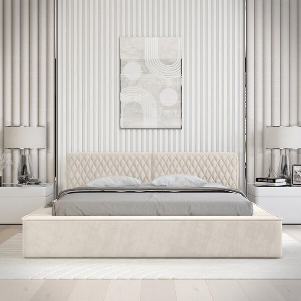 Dizajnová čalúnená posteľ THOMAS 180 x 200 cm