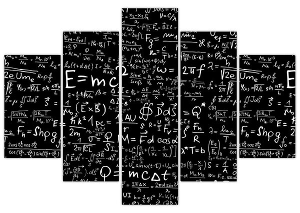 Obraz - Matematika (150x105 cm)