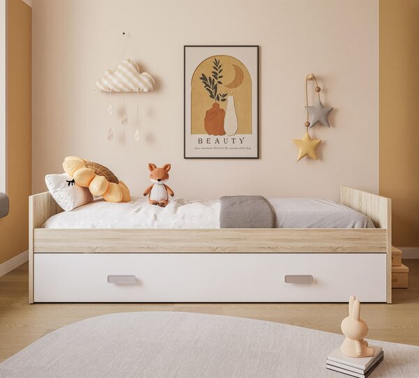 Detská posteľ VIVA dub + biela