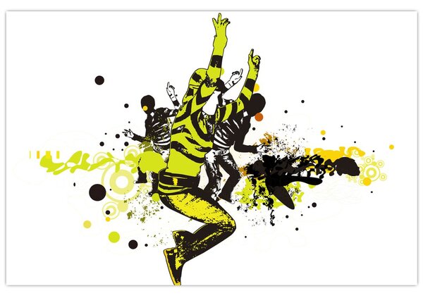 Obraz - Street dance (90x60 cm)