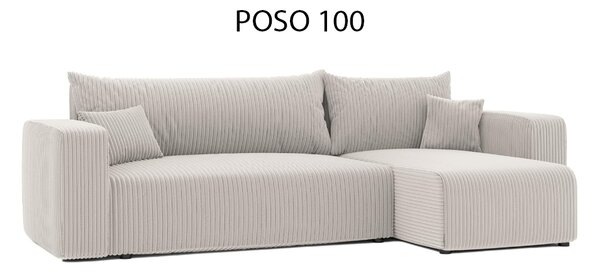 Rohový rozkladací gauč DIAMOS