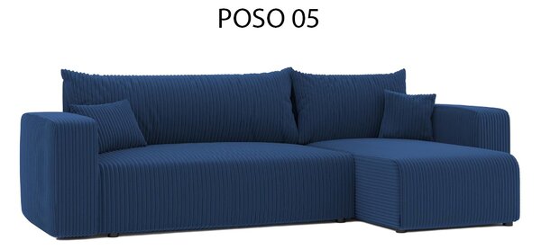 Rohový rozkladací gauč DIAMOS