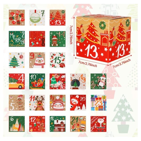 Adventný kalendár BOXMAS DIY, 24 krabičiek