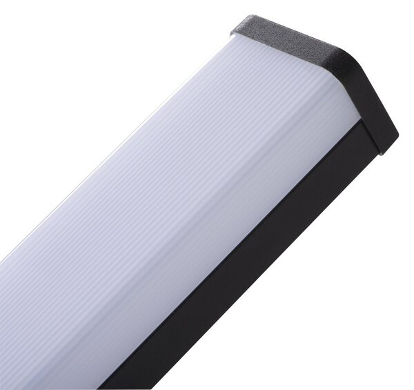 KANLUX Sapho, ASTEN LED nástenné svietidlo 8W, 400x42x110mm, čierna matná, 26683