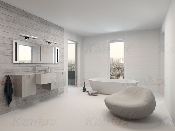 KANLUX Sapho, ASTEN LED nástenné svietidlo 12W, 600x42x110mm, chróm, 26681
