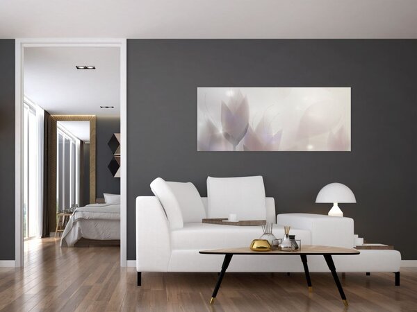 Obraz - Krókusy (120x50 cm)
