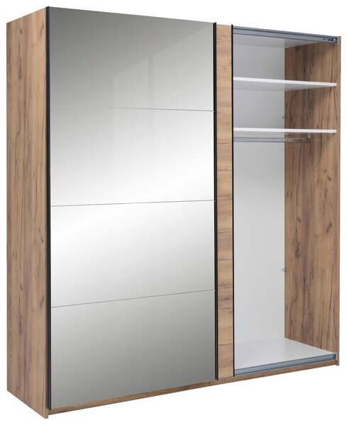 SKRIŇA S POSUVNÝMI DVERAMI, farba duba, 200/210/62 cm P & B - Skrine, Online Only