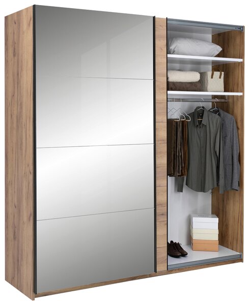 SKRIŇA S POSUVNÝMI DVERAMI, farba duba, 200/210/62 cm P & B - Skrine, Online Only