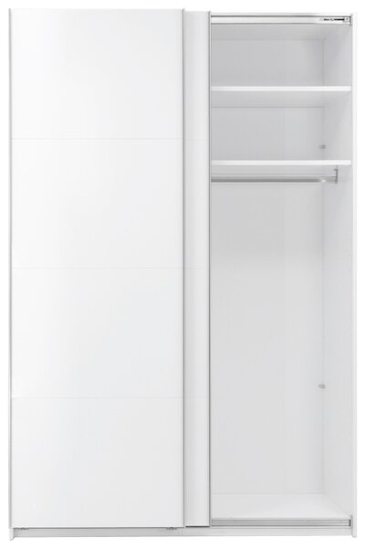 SKRIŇA S POSUVNÝMI DVERAMI, biela, 150/210/62 cm P & B - Skrine, Online Only
