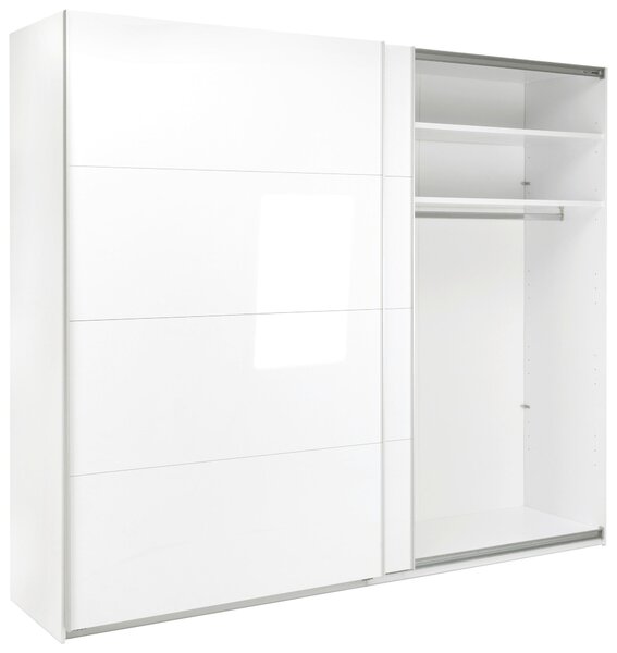 SKRIŇA S POSUVNÝMI DVERAMI, biela, 250/210/62 cm MID.YOU - Skrine, Online Only