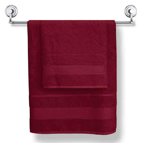 BAMBUSOVÝ UTERÁK BAMBOO 70X140 CM BURGUNDY