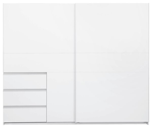 SKRIŇA S POSUVNÝMI DVERAMI, biela, 250/210/61,5 cm P & B - Skrine, Online Only