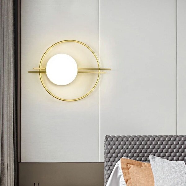 Toolight Toolight, LED nástenné svietidlo 50cm APP1436-W, zlatá, OSW-05052