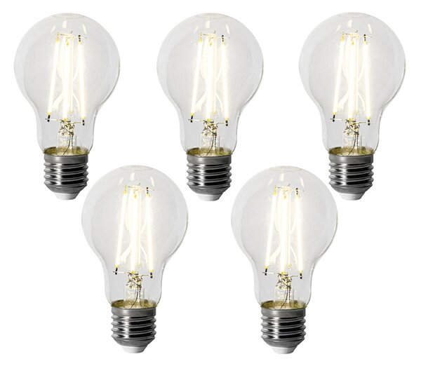 Sada 5 stmievateľných LED žiaroviek E27 A60 6W 500 lm 4000K
