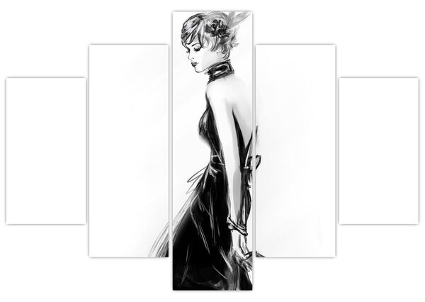 Obraz - Módne ilustrácie (150x105 cm)