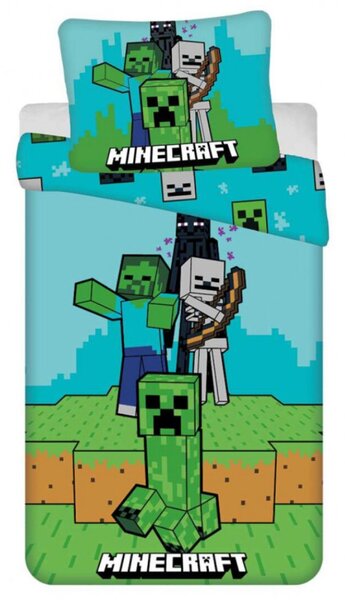 Obliecky Disney Minecraft 140x200cm+90x70cm Setino