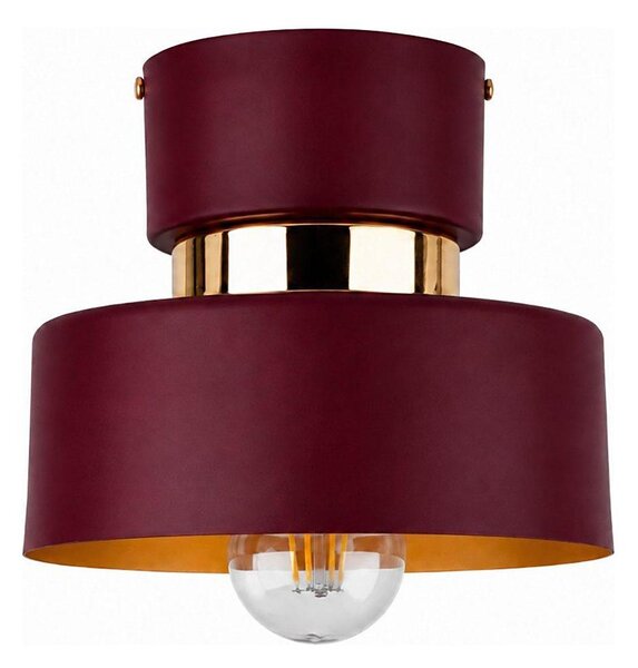 Stropné svietidlo IGNIA 1xE27/60W/230V vínová/zlatá