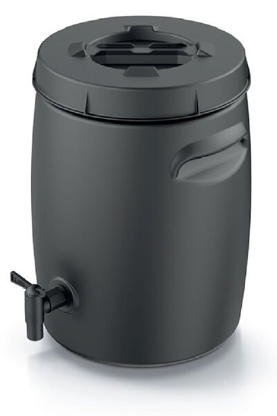 PROSPERPLAST Kompostér na výrobu ekologického hnojiva COMBIOLIQ, čierny, 55 l