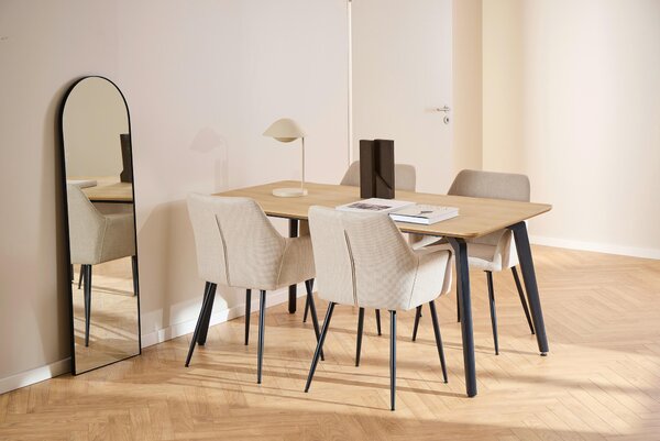 JEDÁLENSKÝ STÔL, prírodná farba, 160/90/75 cm P & B - Online Only jedálne, Online Only