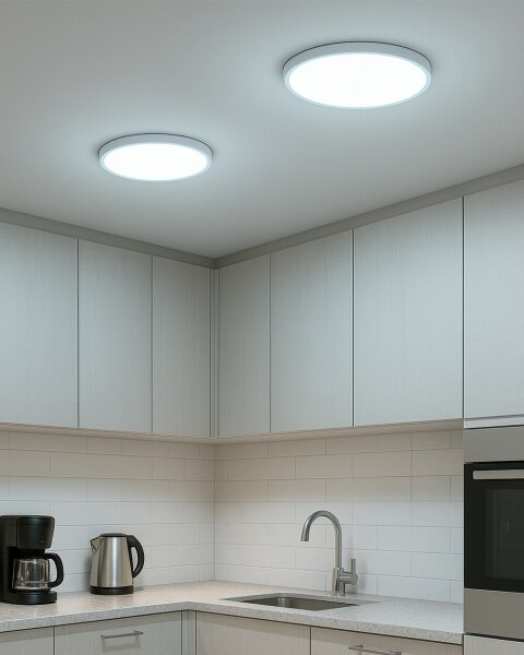 LED stropné svietidlo LED/18W/230V 3000/4000/6500K priemer 23 cm biela