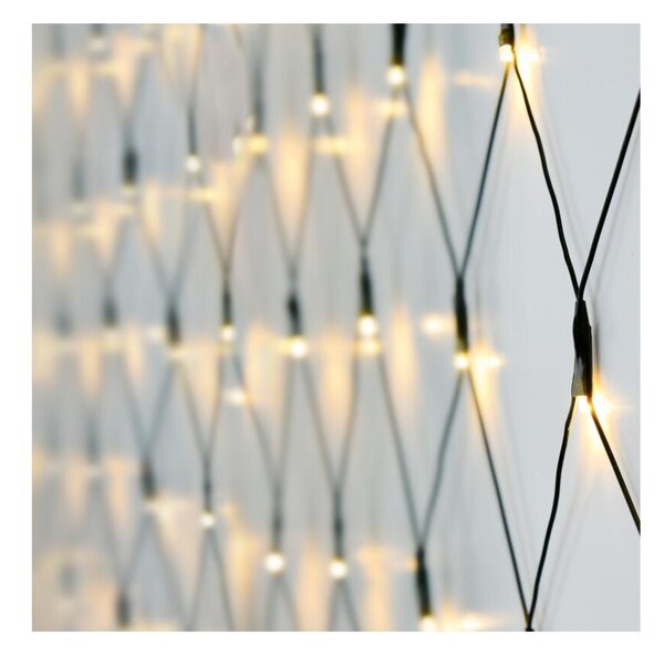 LED Vonkajší vianočný záves 320xLED/230V 3x1,5 m IP44 teplá biela