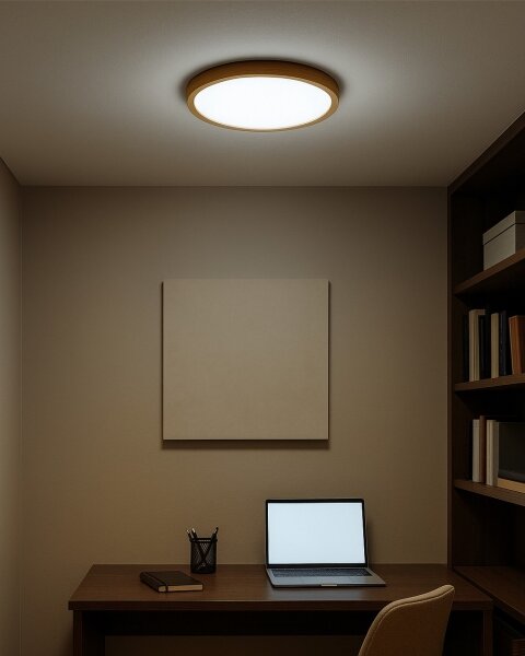 LED Stropné svietidlo LED/18W/230V 3000/4000/6500K pr. 23 cm béžová