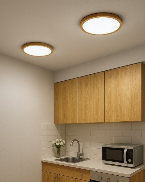 LED stropné svietidlo LED/24W/230V 3000/4000/6500K pr. 30 cm béžové