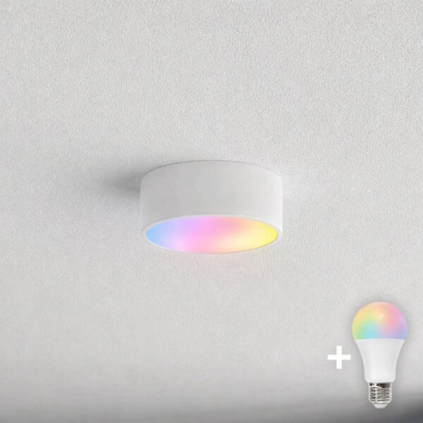 BRILAGI - LED RGBW stmievateľné kúpeľňové stropné svietidlo CLARE 1xE27/12W/230V IP54 biela