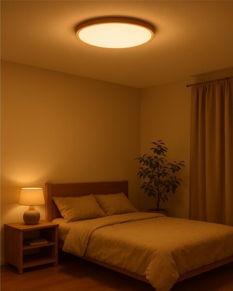 LED stropné svietidlo LED/40W/230V 3000/4000/6500K priemer 50 cm béžové