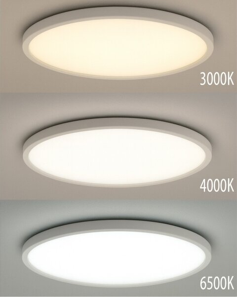 LED stropné svietidlo LED/40W/230V 3000/4000/6500K, priemer 50 cm, biele