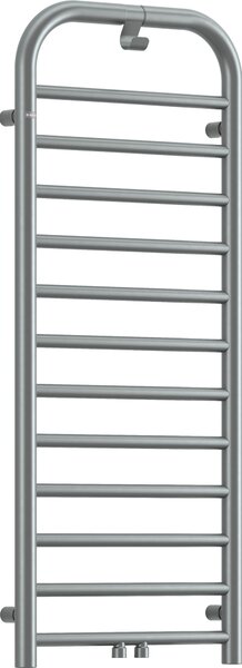 Deante Silia, kúpeľňový radiátor 500x1210 mm, 458W, brúsená oceľ, DEA-AGI_FG41