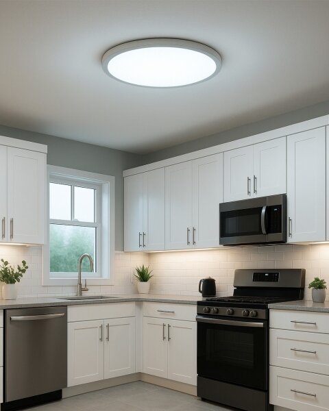LED stropné svietidlo LED/32W/230V 3000/4000/6500K pr. 40 cm biele