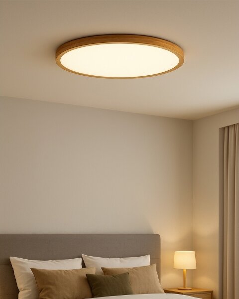 LED stropné svietidlo LED/32W/230V 3000/4000/6500K priemer 40 cm béžové