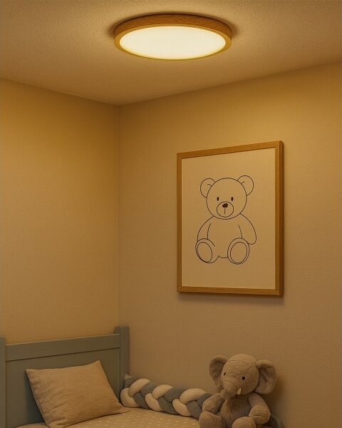 LED stropné svietidlo LED/24W/230V 3000/4000/6500K pr. 30 cm béžové