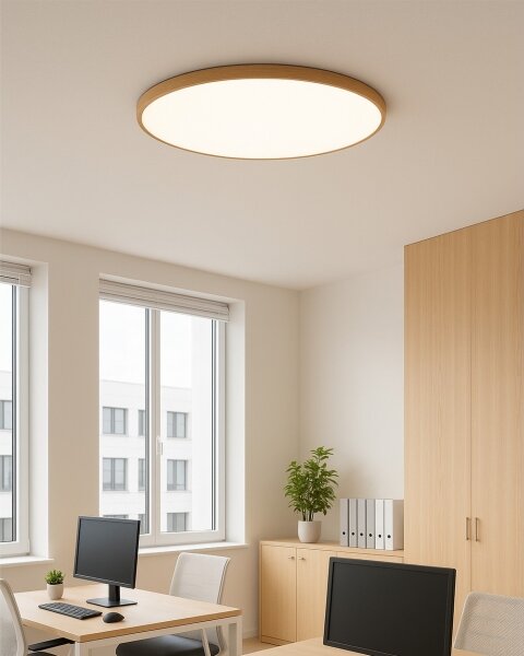 LED stropné svietidlo LED/40W/230V 3000/4000/6500K priemer 50 cm béžové